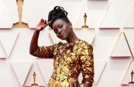Lupita Nyong'o posing for a picture